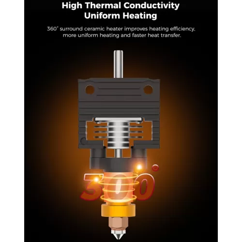 Creality K1 serijos keraminio kaitinimo bloko rinkinys