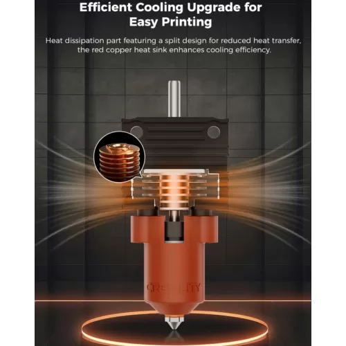 Creality K1 serijos keraminio kaitinimo bloko rinkinys