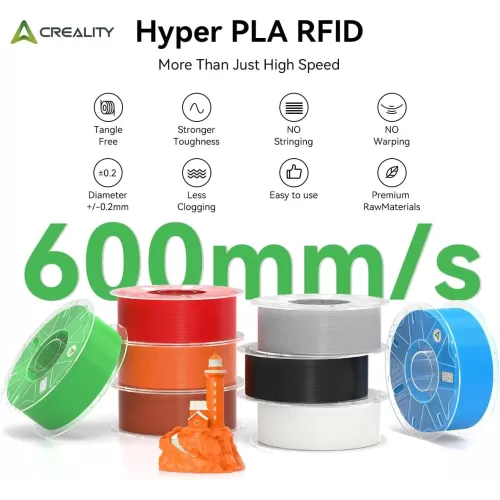 Creality RFID Hyper PLA Violetinis